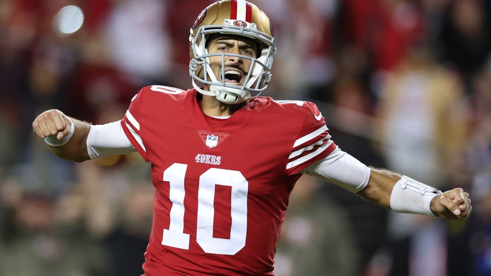 <strong>San Francisco 49ers: 8 Quarterbacks</strong><br>
                Jimmy Garoppolo (55), Colin Kaepernick (51), Brock Purdy (21), Nick Mullens (16), Blaine Gabbert (13),&nbsp;C.J. Beathard (12), Brian Hoyer (6), Trey Lance (4)
