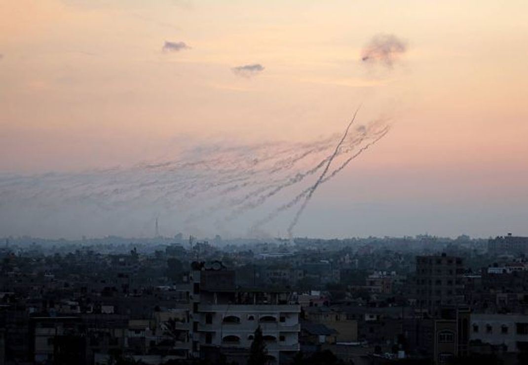 Israel wurde von den massiven Raketenangriffen der Hamas am Morgen des 7. Oktobers überrascht.