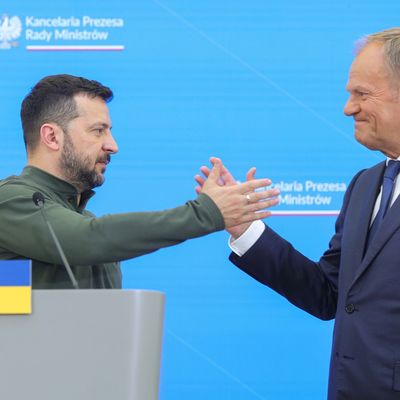 Selenskyj trifft in Warschau Polens Führung