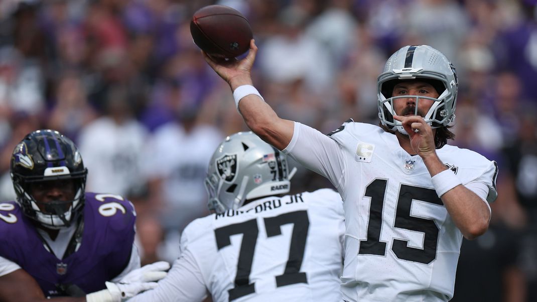 Raiders-Quarterback Gardner Minshew.
