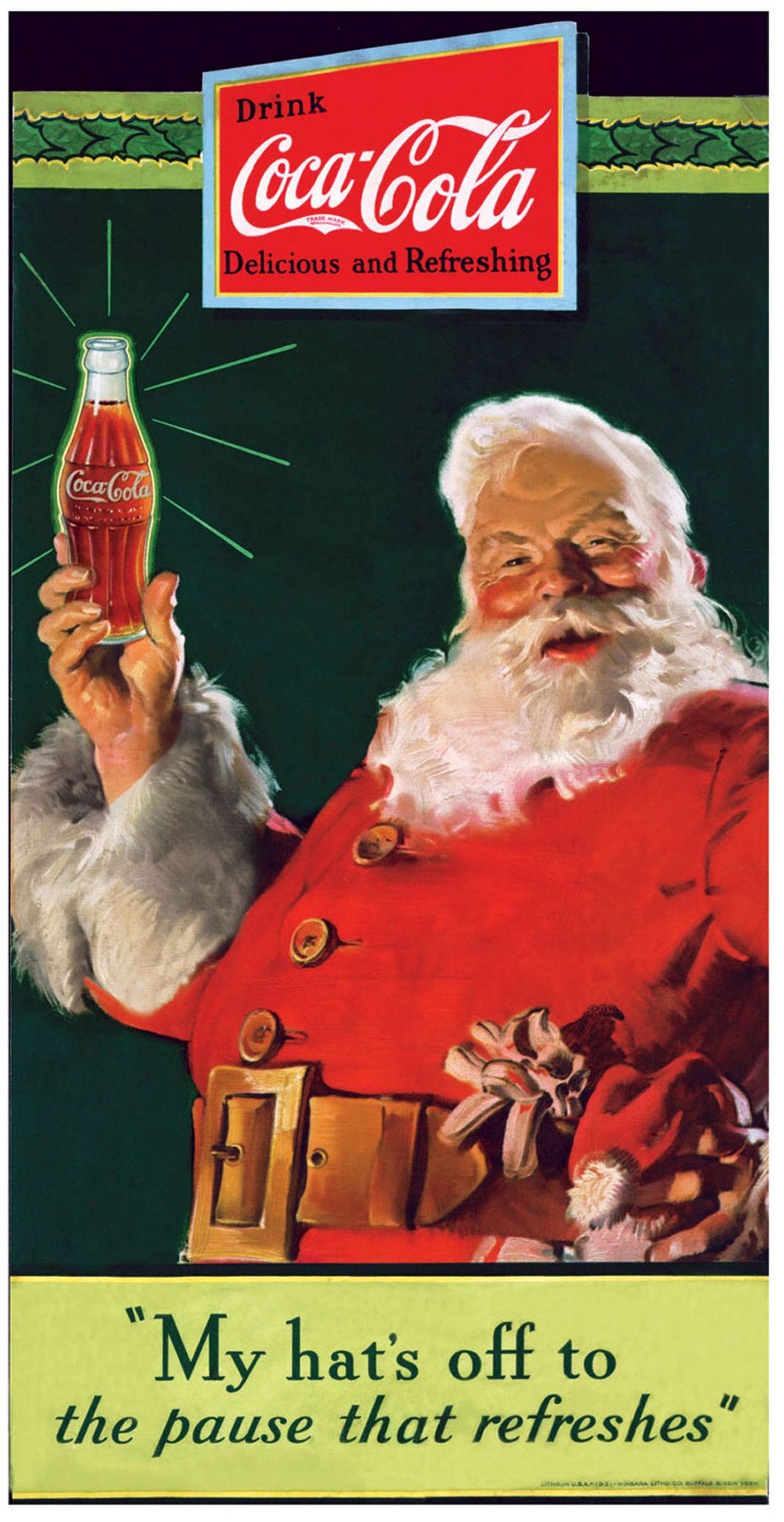 Haddon Sundblom zeichnete über 33 Jahre lang für Coca-Cola zwischen 1931 und 1964 den Weihnachtsmann und prägte damit unsere Wahrnehmung.