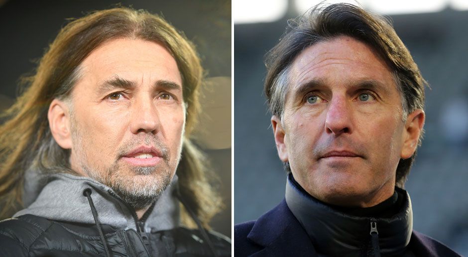 
                <strong>Martin Schmidt - Bruno Labbadia (VfL Wolfsburg)</strong><br>
                Trainerrücktritt: 19. Februar 2018Trainerverpflichtung: 20. Februar 2018Erst in der Nachspielzeit verlor der VfL Wolfsburg im Heimspiel gegen den FC Bayern, dennoch sah Martin Schmidt im Anschluss keinen Weg mehr, seine Mannschaft zu erreichen und trat am folgenden Tag zurück. Schmidts Amtszeit bei den Wölfen betrug fast exakt ein halbes Jahr. Der VfL Wolfsburg beteuerte, damit nicht gerechnet zu haben, reagierte jedoch schnell und stellte tags darauf Bruno Labbadia als Nachfolger vor. Der soll den VfL vor dem Absturz in die 2. Liga bewahren.
              