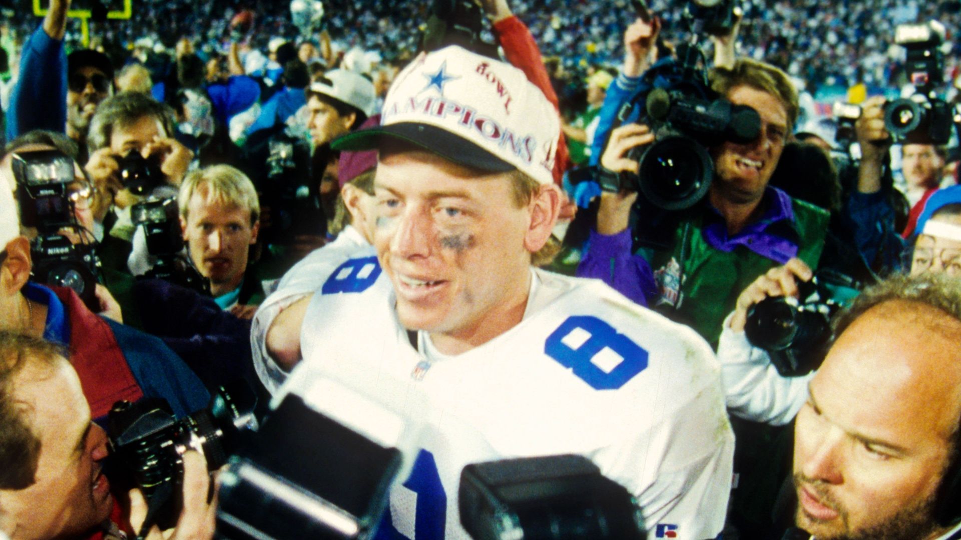 <strong>1993 - Dallas Cowboys</strong><br>Endstand: 52:17 gegen die Buffalo Bills<br>Coaches: Jimmy Johnson<br>MVP: Troy Aikman