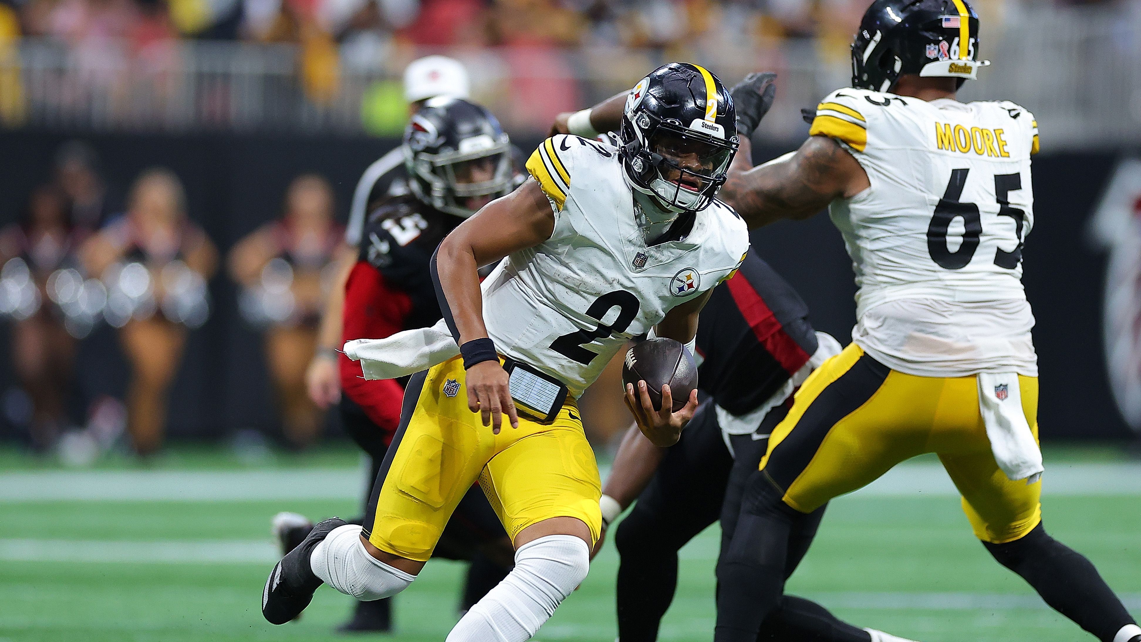 <strong>Platz 17 (geteilt) - Pittsburgh Steelers</strong><br>Letzter Sieg in Woche 1: 2024 gegen die Atlanta Falcons (18:10)