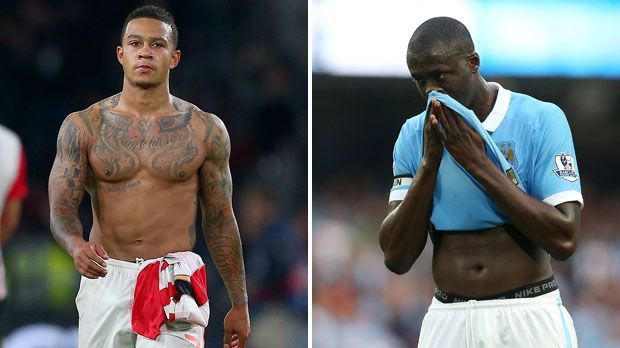 
                <strong>Kritik an der BMI-Rechnung</strong><br>
                Dass sich die BMI-Rechnung aber bei Sportlern nicht besonders gut eignet, zeigen die beiden Fotos von Memphis Depay (li.) und Yaya Toure. Die beiden haben einen durchtrainierten Körper - auch wenn der BMI etwas anderes sagt. Das Problem am Body-Maß-Index: Es wird nicht zwischen Muskelmasse und Körperfett unterschieden. 
              