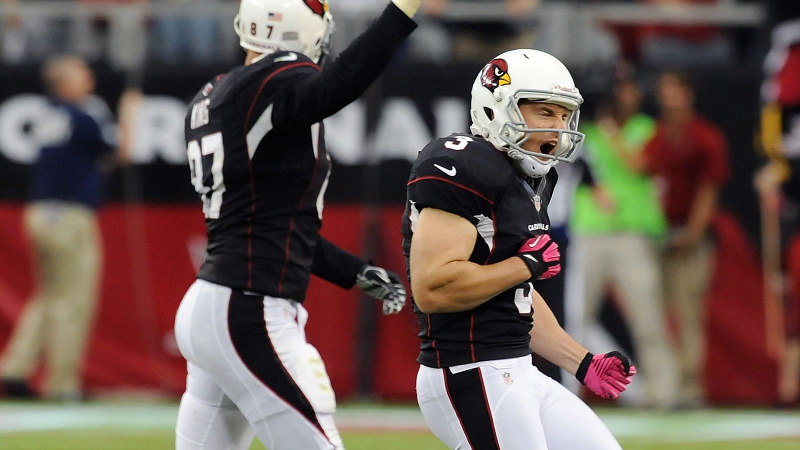 <strong>Jay Feely - 61 Yards</strong><br>Am 14. Oktober 2012 schoss Jay Feely das Ei aus 61 Yards durch das Gestänge. Der Kicker der Arizona Cardinals traf gegen die Buffalo Bills.
