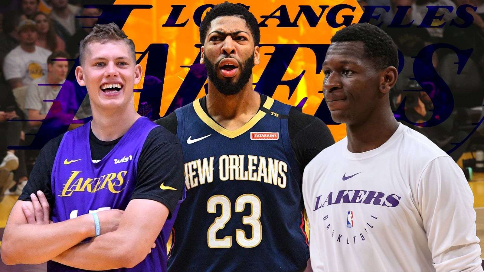 
                <strong>LA Lakers: Zukunft von Moritz Wagner und Isaac Bonga ungewiss</strong><br>
                Mit Mo Wagner und Isaac Bonga wechselten vergangene Saison zwei deutsche Basketballer zu den Los Angeles Lakers in die NBA. Nur ein Jahr später droht den Beiden ein erneuter Tapetenwechsel.
              