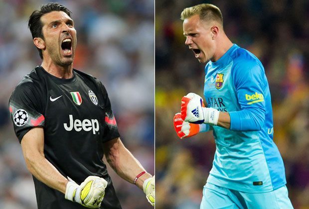 
                <strong>Gianluigi Buffon vs. Marc-Andre ter Stegen</strong><br>
                In puncto Erfahrung kann Gianluigi Buffon niemand das Wasser reichen. Der Italiener stand mit der "Alten Dame" schon einmal Finale, für Kontrahent ter Stegen ist es dagegen das erste große Finale. Daher geht der Punkt an den Italiener. Zwischenstand: 1:0.
              