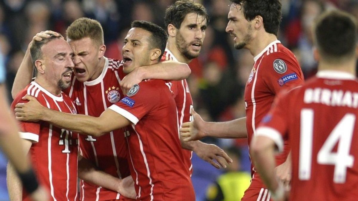 Bayern kann einen 2:1-Hinspielerfolg bejubeln