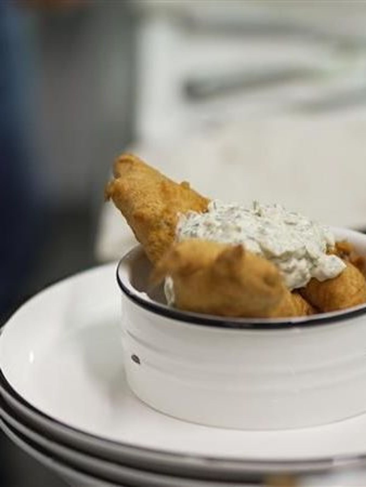 Backfisch mit Remoulade