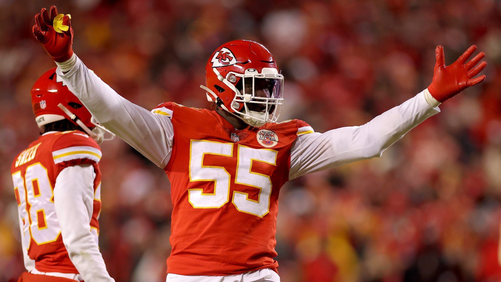 
                <strong>Kansas City Chiefs: Frank Clark (Defensive End) </strong><br>
                &#x2022; Cap Hit 2022: 26.300.000 US-Dollar - <br>&#x2022; Einsparung bei Entlassung: 13.400.000 US-Dollar -<br>&#x2022; "Dead Money": 12.900.000 US-Dollar <br>
              