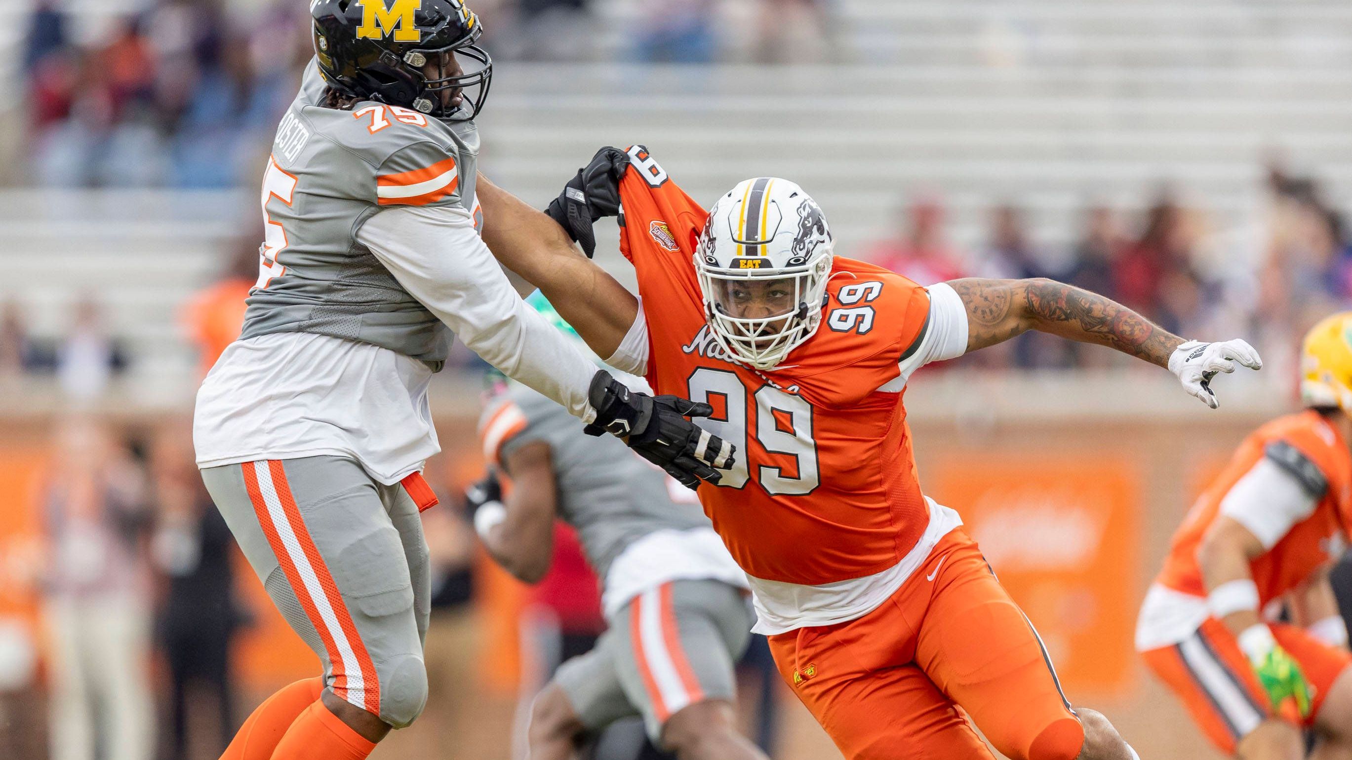 <strong>Marshawn Kneeland</strong><br>Position: Defensive End<br>College: Western Michigan<br>Prognose: Mitte / Ende 2. Runde