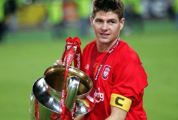 
                <strong>Steven Gerrard</strong><br>
                Mr. Liverpool führte seine Mannschaft 2005 im historischen Elfmeter-Krimi gegen den AC Mailand zum Champions-League-Sieg. Bekam im selben Jahr die Auszeichnung zum Spieler des Jahres der UEFA.
              