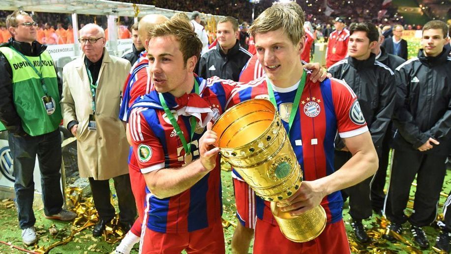 <strong>Drei DFB-Pokalsiege</strong><br>
                Auch den DFB-Pokal holte Kroos insgesamt dreimal - und zwar immer in Kombination mit der deutschen Meisterschaft. 2008, 2013 und 2014 feierte Kroos mit dem FC Bayern das Double.
