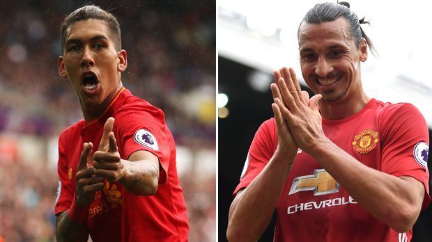 
                <strong>Roberto Firmino vs. Zlatan Ibrahimovic</strong><br>
                Roberto Firmino vs. Zlatan Ibrahimovic: Ganz vorne wirbelt bei den Reds auch ein Brasilianer - es ist der Ex-Hoffenheimer Firmino. Der Südamerikaner macht auch an vorderster Front eine gute Figur. Neben seinen drei Saisontoren bereitete er zwei weitere Treffer vor. Nach seinem Traumstart in der Premier League hatte Uniteds Ibrahimovic zuletzt Ladehemmung und so kamen in den vergangenen drei Spielen zu seinen bislang vier Treffern keine weiteren hinzu. Dennoch ist der Schwede natürlich gerade in so einem Topspiel immer für ein Tor gut, doch Firmino ist aufgrund seiner aktuellen Topform auf einem Level mit "Ibra". Punkt für beide. Endstand: 8:7.
              