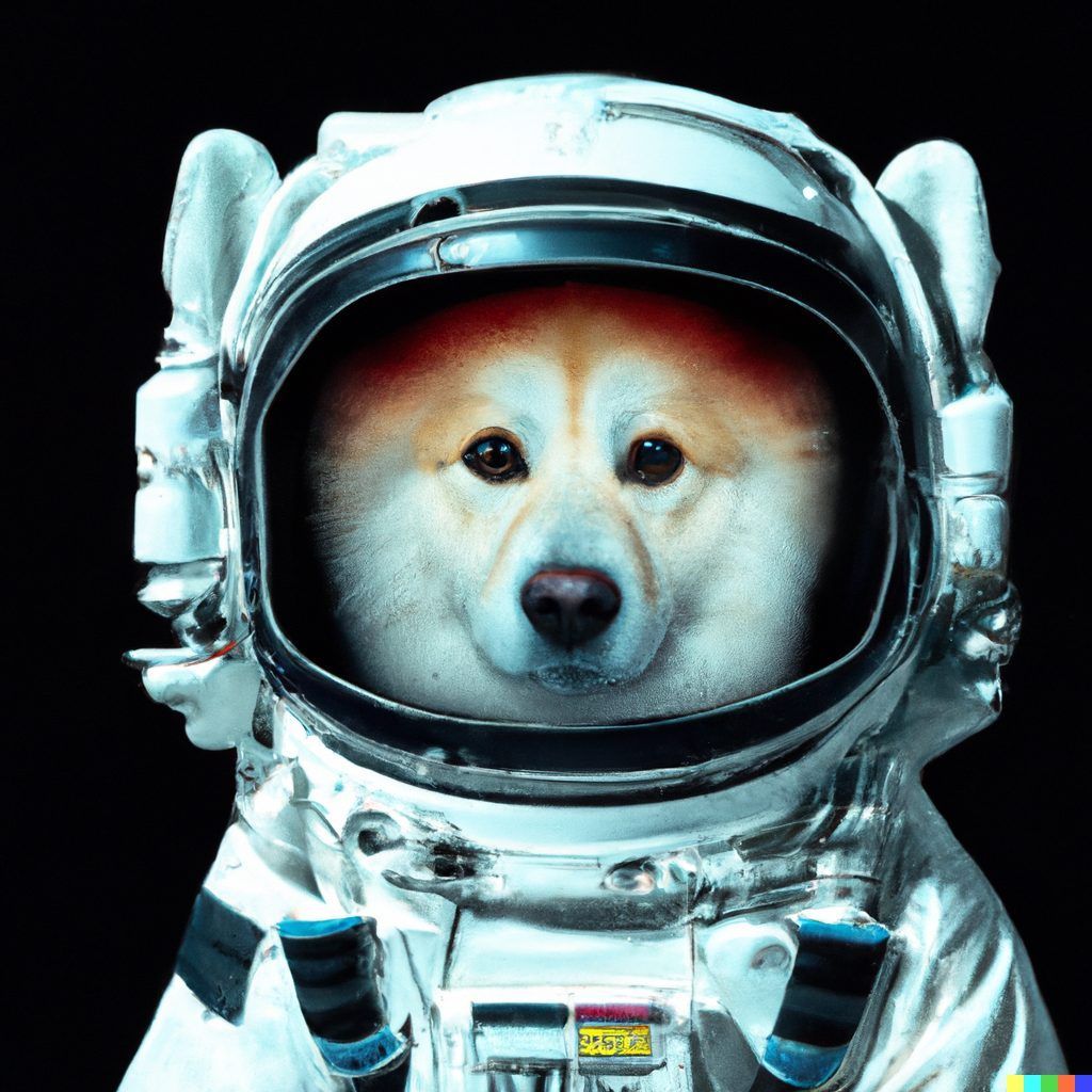 "Der Hunde-Astronaut" von DALL-E.