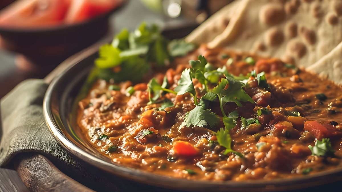 Rezept: Linsen Dal mit Auberginenröllchen zum Schnäppchen-Preis