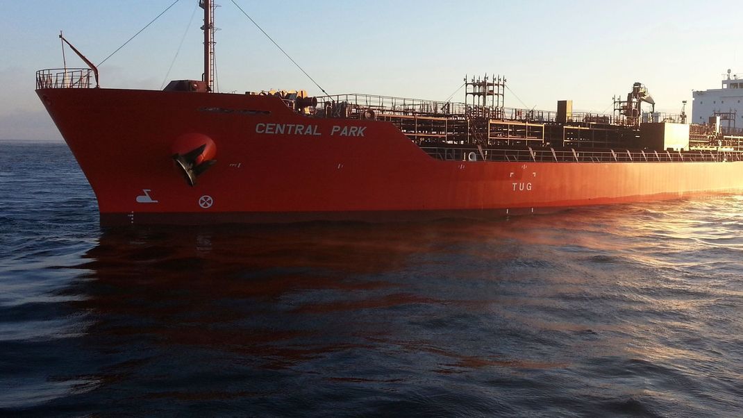 Das Bild zeigt das Frachtschiff "Central Park" des Unternehmens Zodiac Maritime.