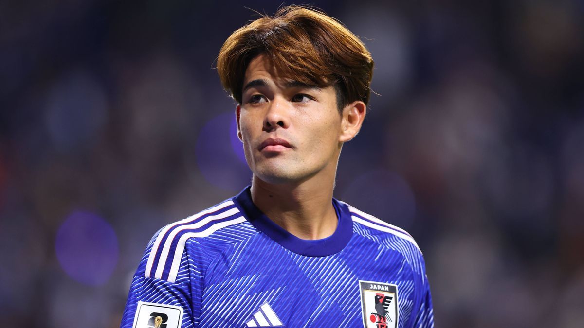 Kaishu Sano (JPN), NOVEMBER 16, 2023 - Football Soccer : FIFA World Cup, WM, Weltmeisterschaft, Fussball 2026 Asian Qualifier Second Round Group B match between Japan - Myanmar at Panasonic Stadium...