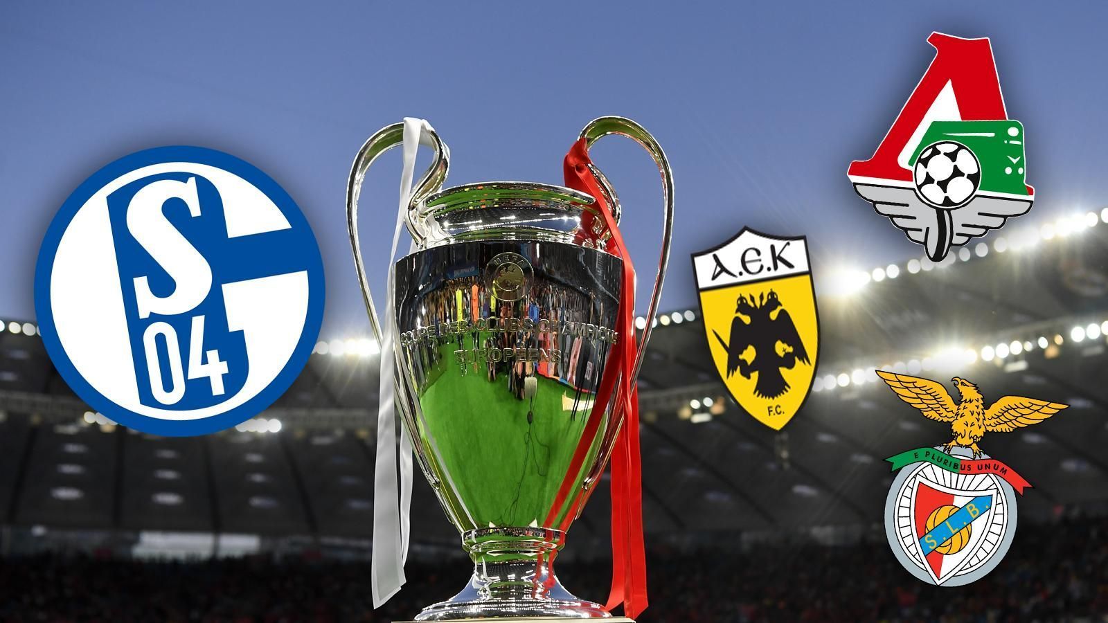 
                <strong>FC Schalke 04: Mögliche leichte Gruppe</strong><br>
                Zu den Favoriten auf das Weiterkommen würde die Mannschaft von Domenico Tedesco in einer Gruppe mit Lokomotive Moskau (Lostopf 1), Benfica Lissabon (Lostopf 2) sowie AEK Athen (Lostopf 4) zählen.
              