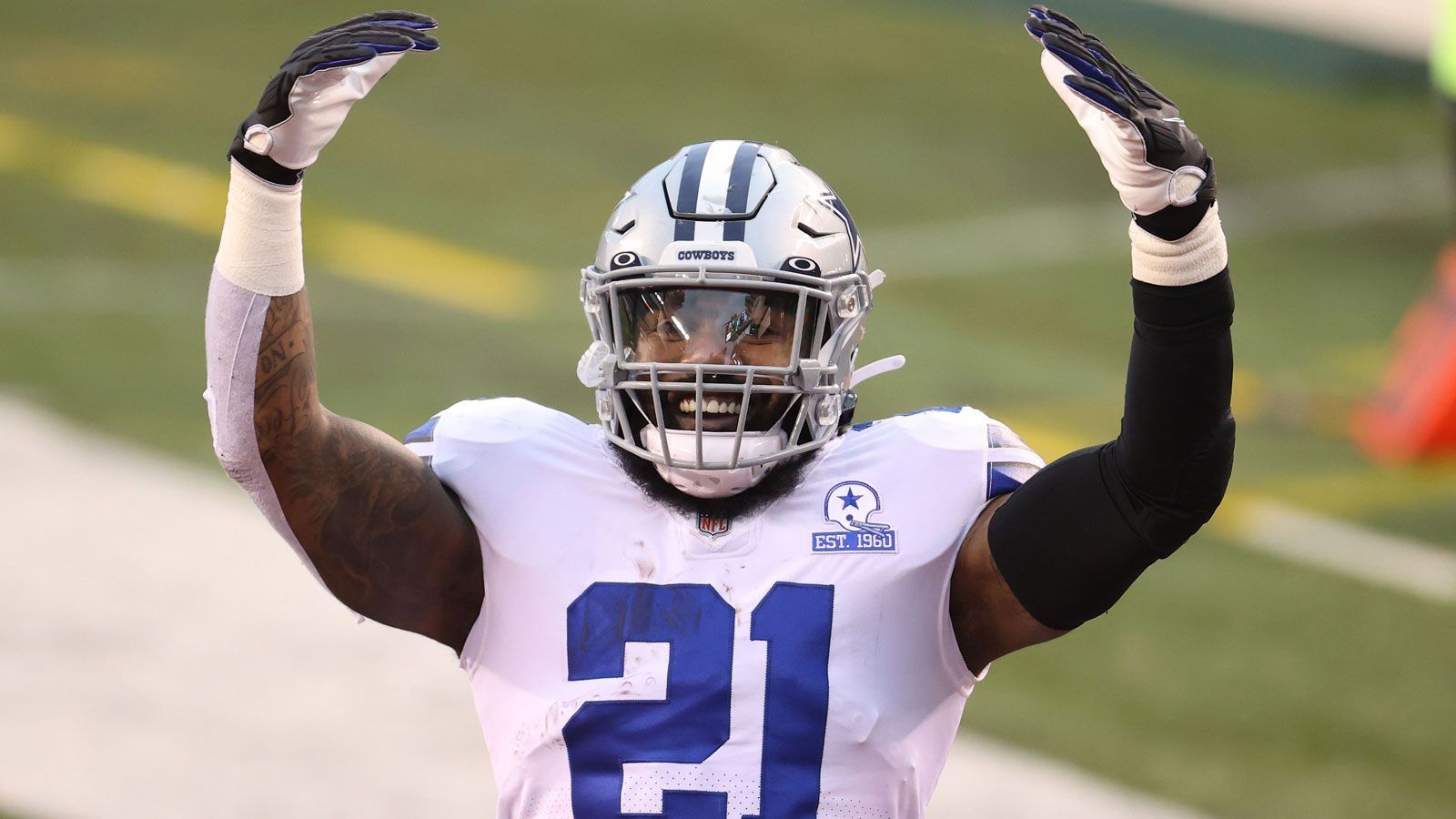 
                <strong>Platz 6: Ezekiel Elliott (Dallas Cowboys)</strong><br>
                Running BackIn der NFL seit 20164. Draft-Pick
              