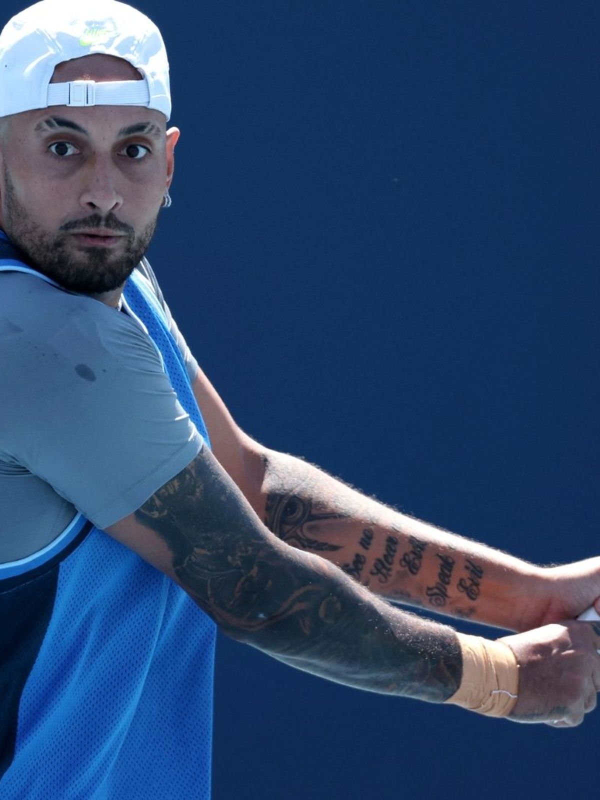 Nick Kyrgios bei seinem bislang letzten Match im März