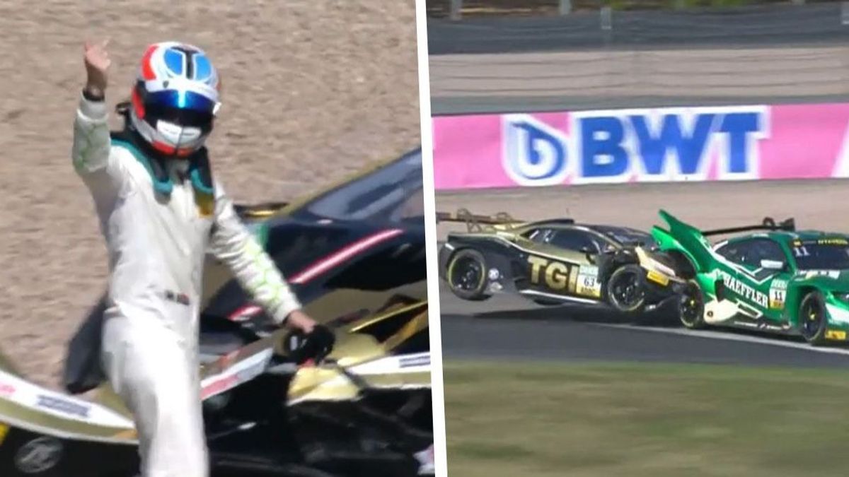 DTM-Crash am Sachsenring