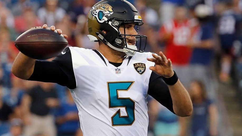 <strong>Jacksonville Jaguars - 6. Dezember 2015</strong><br>Blake Bortles bei der 39:42-Niederlage gegen die Tennessee Titans, 5 Touchdowns