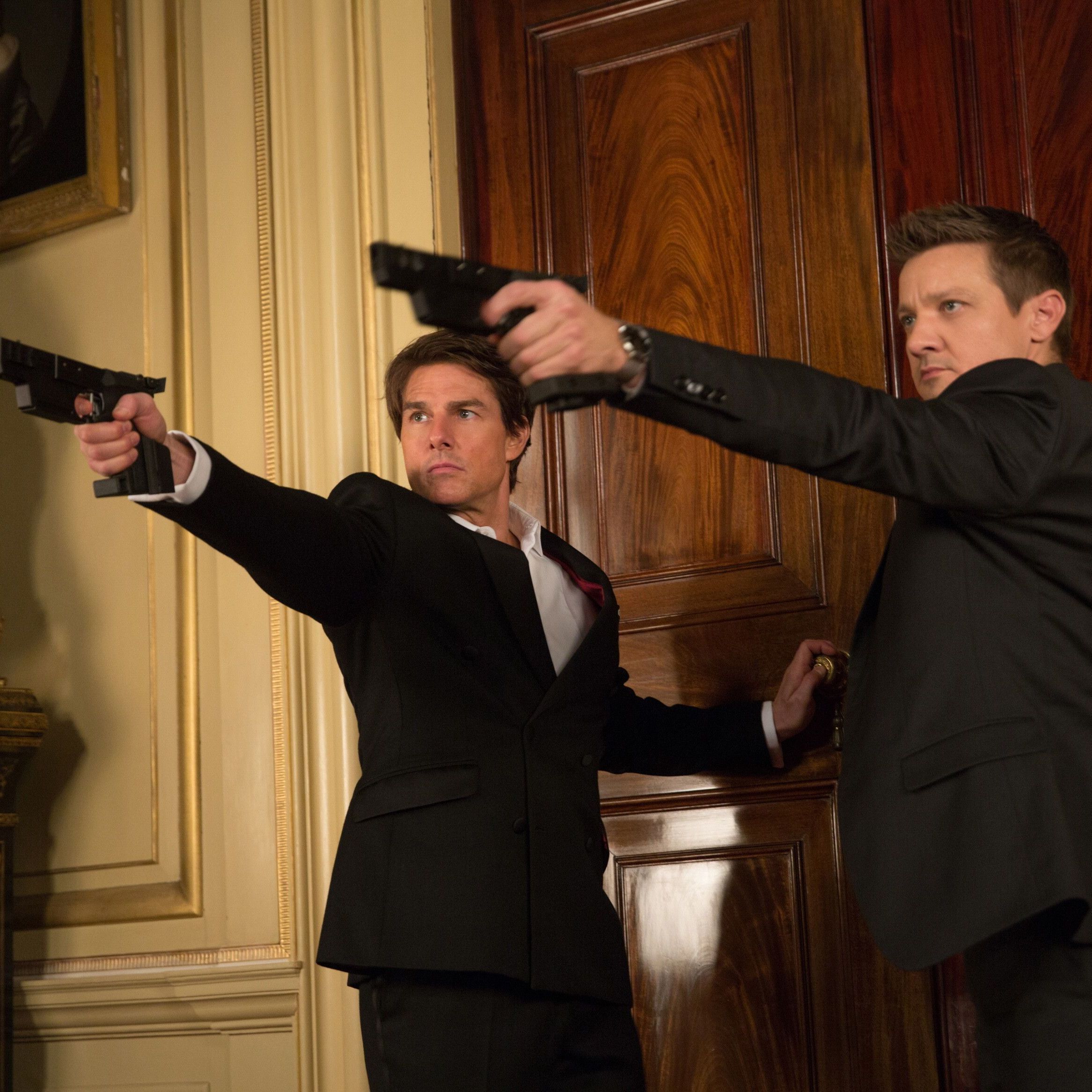 Tom Cruise und Jeremy Renner in "Mission: Impossible Rogue Nation"