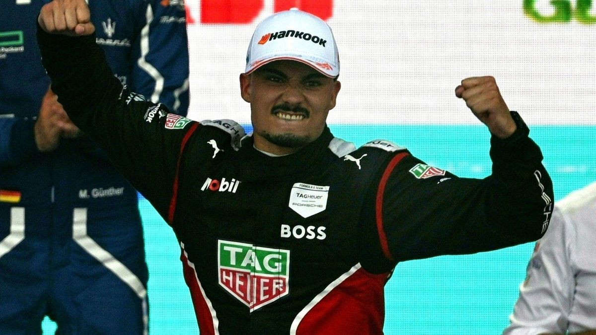 Pascal Wehrlein bei einem Sieg im Jahr 2023