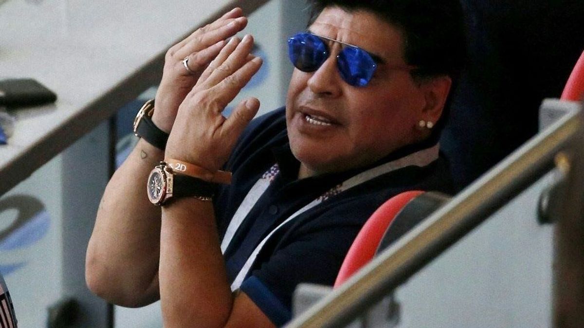 Diego Maradona sah Argentiniens Niederlage schon kommen