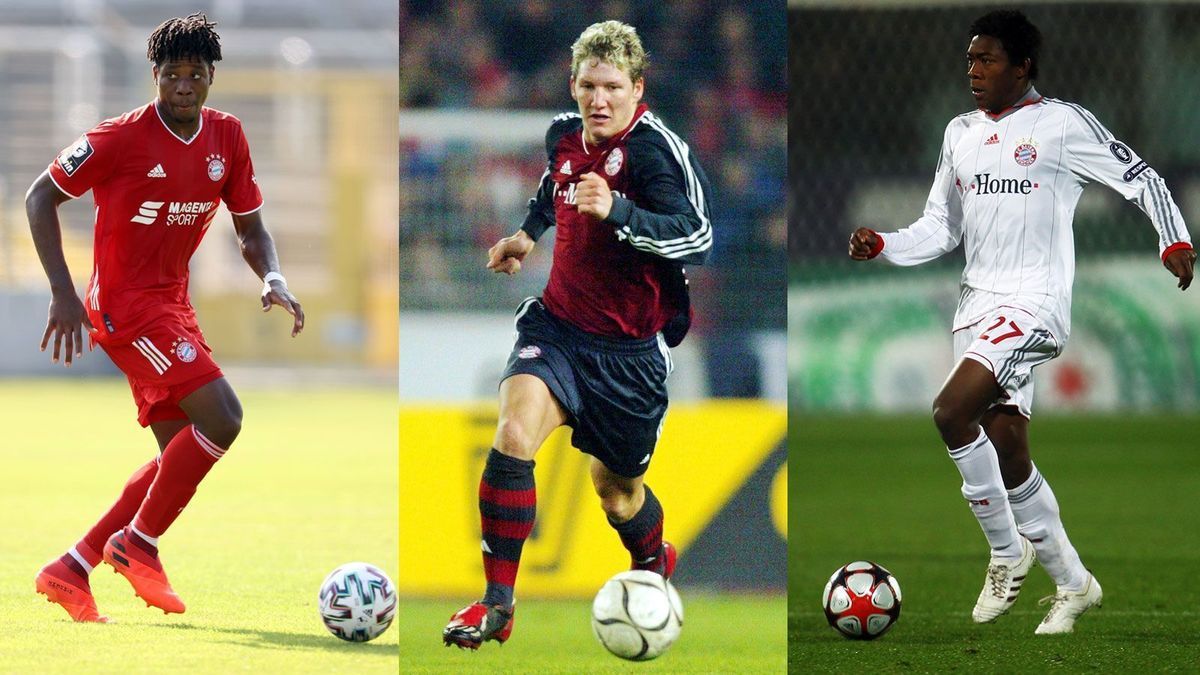 Die jüngsten Debütanten des FC Bayern in der Champions League