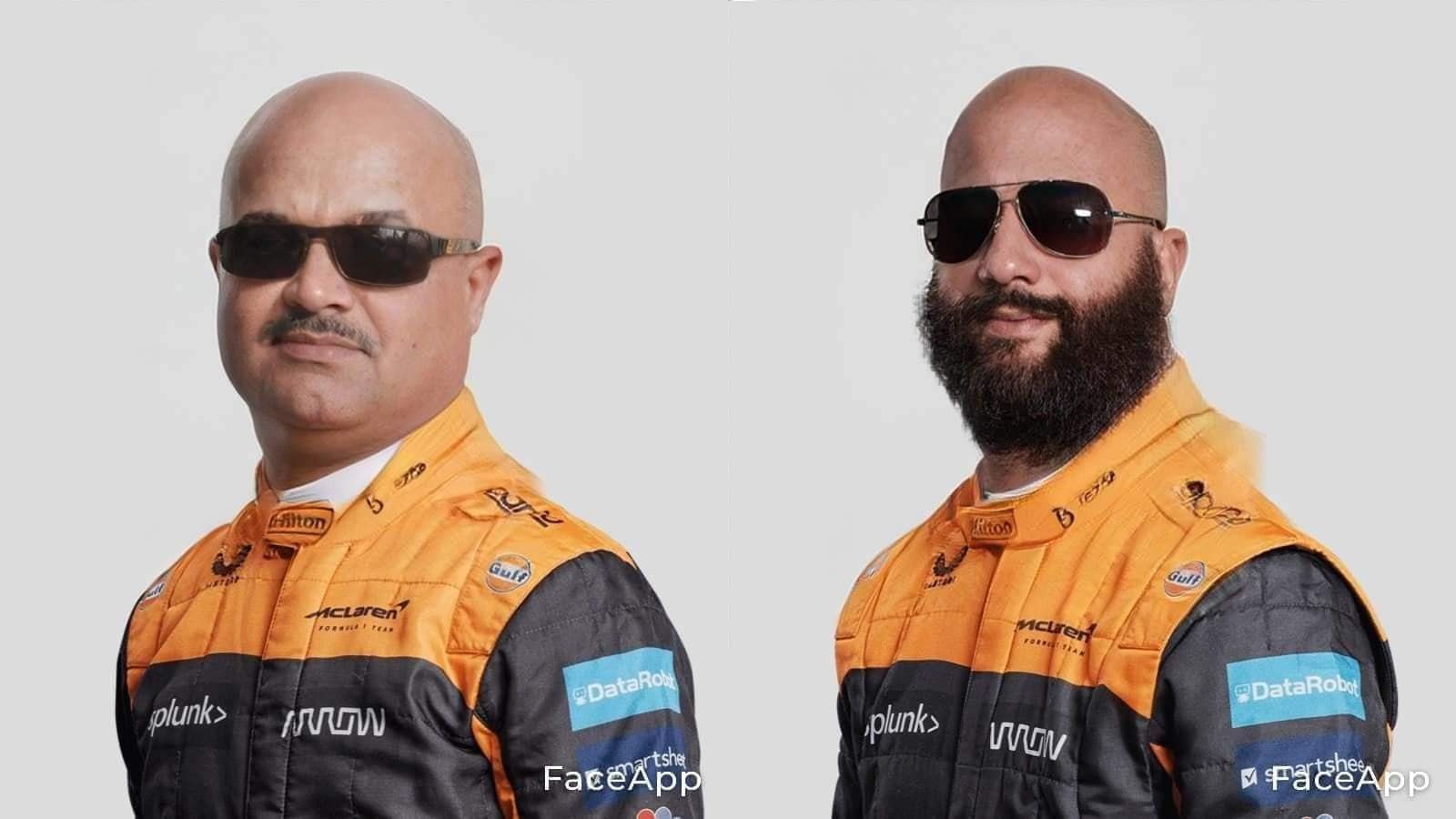 
                <strong>McLaren</strong><br>
                &#x2022; links: Lando Norris<br>&#x2022; rechts: Daniel Ricciardo<br>
              