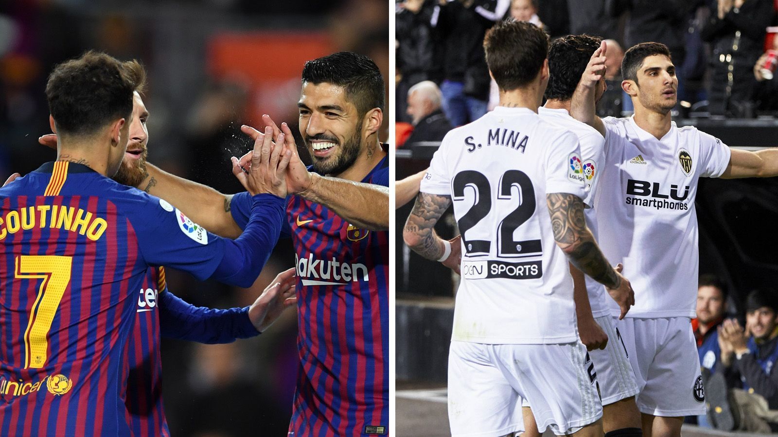 
                <strong>Barca-Trio so teuer wie Valencia </strong><br>
                In La Liga trennten beide Teams in der abgelaufenen Saison nur drei Tabellenplätze, finanziell sind es allerdings Welten. Während die Blanquinegros einen Gesamtkadermarktwert von etwa 353 Millionen Euro aufweisen, ist das bei Barca alleine das Star-Trio um Luis Suarez, Philippe Coutinho und Lionel Messi wert. Der gesamte Kader bringt es auf stattliche 1,1 Milliarden Euro Marktwert und damit auf mehr als das dreifache des Kaders von Valencia.    
              