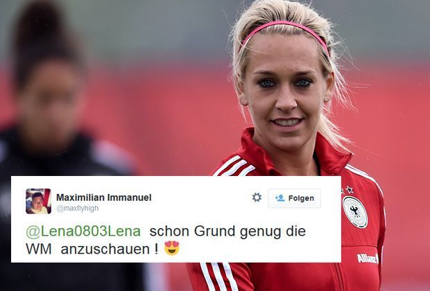
                <strong>Lena Goeßling</strong><br>
                Die deutschen Mädels schießen zum WM-Auftakt die Elfenbeinküste mit 10:0 vom Kunstrasen in Ottawa. Und schon kochen im Netz die Hormone: Jede Menge Liebeserklärungen! Vor allem Lena Goeßling hat es den Twitter-Poeten angetan.
              