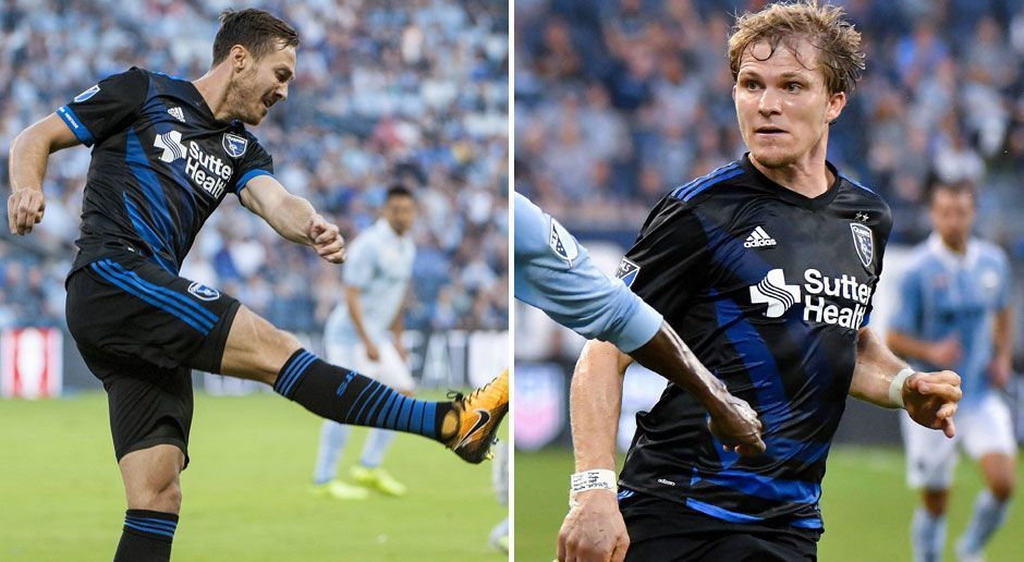 
                <strong>San Jose Earthquakes</strong><br>
                Francois Affolter (li.): 13 Bundesligaspiele für Werder Bremen in der Saison 2011/2012Florian Jungwirth: 35 Bundesligaspiele für den SV Darmstadt 98 zwischen 2015 und 2017
              