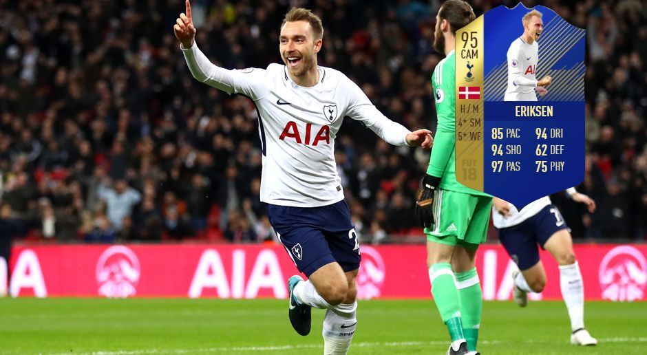 
                <strong>Mittelfeld: Christian Eriksen (Tottenham Hotspur)</strong><br>
                
              