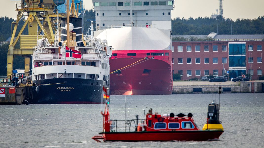 Das norwegische Kreuzfahrtschiff "Nordstjernen" 
