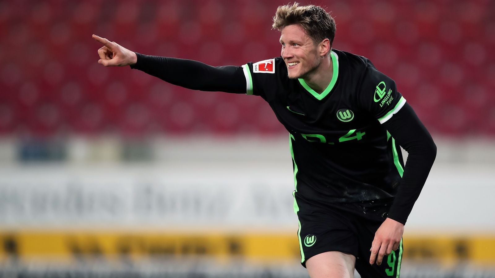 
                <strong>Wout Weghorst (VfL Wolfsburg) </strong><br>
                Größe: 1,97 Meter - Position: Mittelstürmer
              