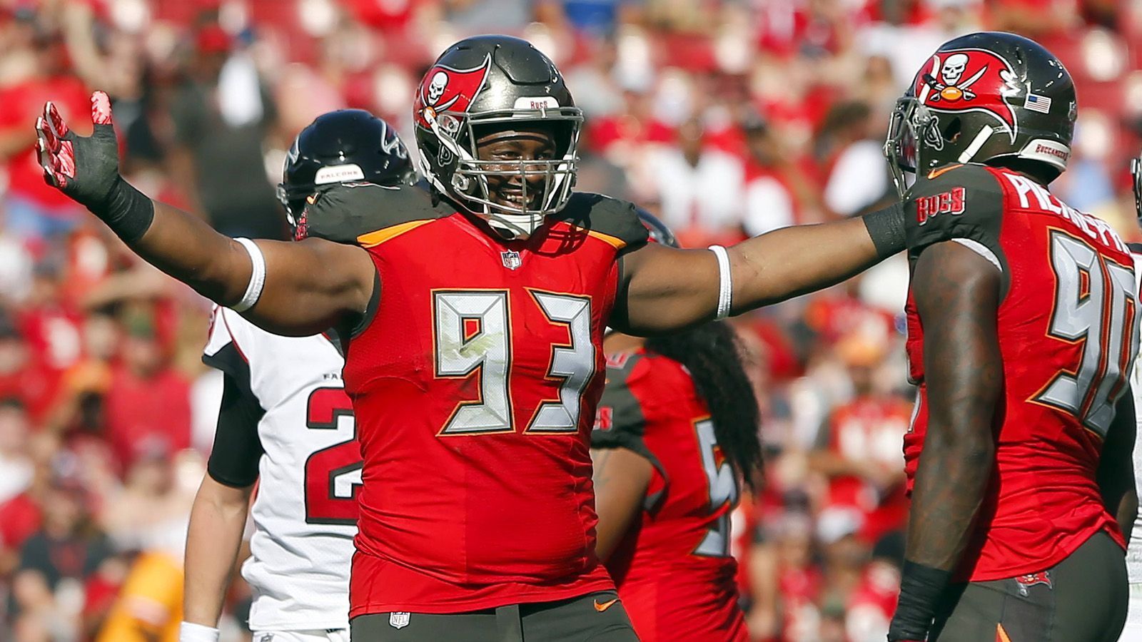 
                <strong>Platz 75: Gerald McCoy</strong><br>
                Position: Defensive TackleTeam: Carolina Panthers / 2018: Tampa Bay BuccaneersPlatzierung im Vorjahr: nicht dabei
              