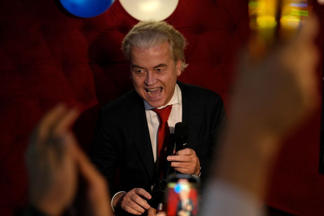 Geert Wilders, Vorsitzender der Partei für die Freiheit (PVV), ist als stärkste Kraft aus der Parlamentswahl hervorgegangen.