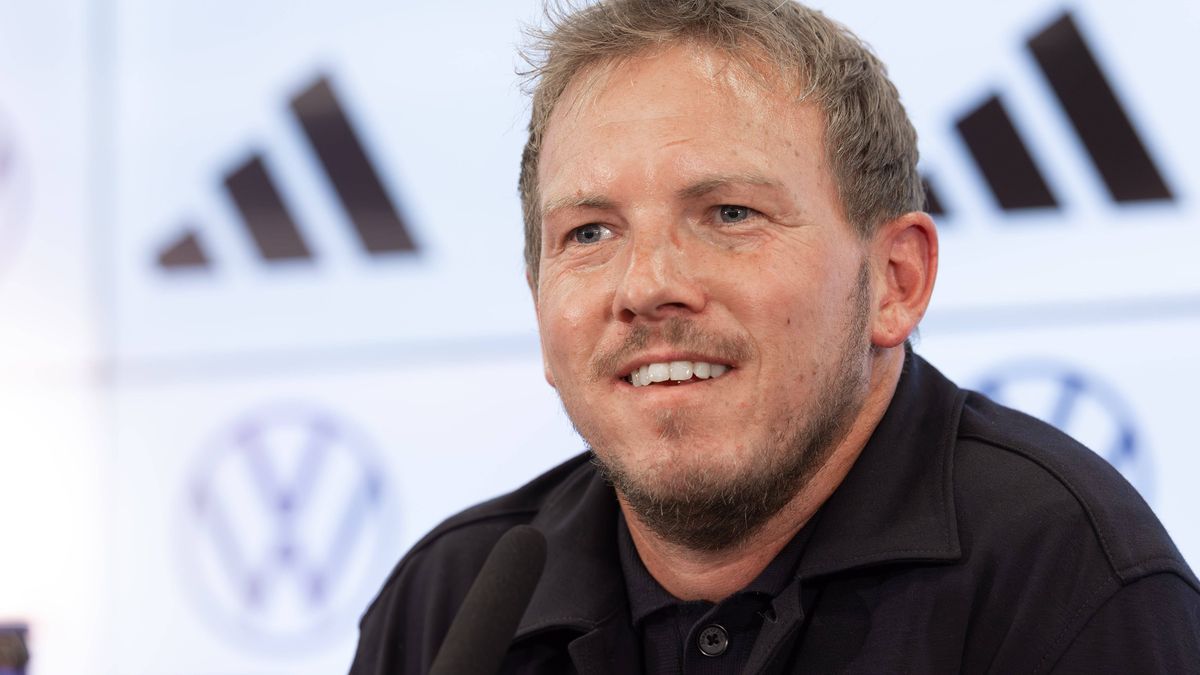 Pressekonferenz mit Bundestrainer Julian Nagelsmann Bundestrainer Julian Nagelsmann gibt den Kader für die beiden WM-Qualifikationsspiele in der Slowakei und gegen Nordirland bekannt. Pressekonfere...