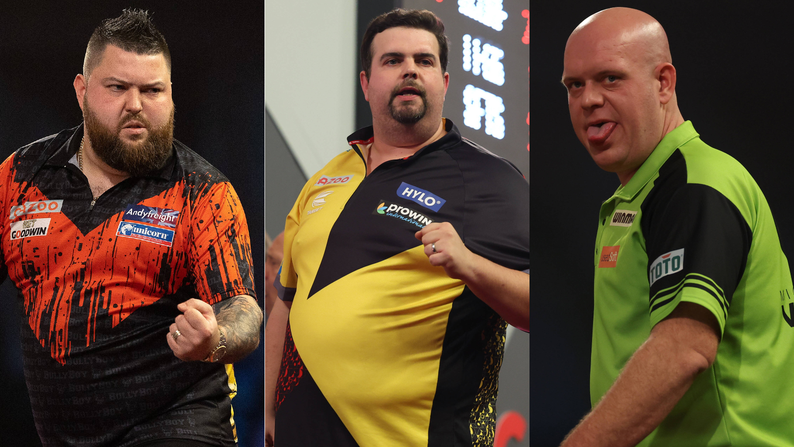 
                <strong>Gaga, Mighty Mike und Co.: Power Ranking zum Halbfinale der Darts-WM</strong><br>
                Gabriel Clemens hat Darts-Geschichte geschrieben. Als erster Deutscher schaffte er es erst in das Viertelfinale - und dank des überraschenden Sieges gegen "Iceman" Gerwyn Price sogar in das Halbfinale der Darts-WM. Im Londoner Ally Pally trifft der "German Giant" nun auf "Bully Boy" Michael Smith. Hat der Deutsche eine Chance? Und wie sieht es im anderen Halbfinale aus? ran stellt die vier Halbfinalisten im Power Ranking vor.
              