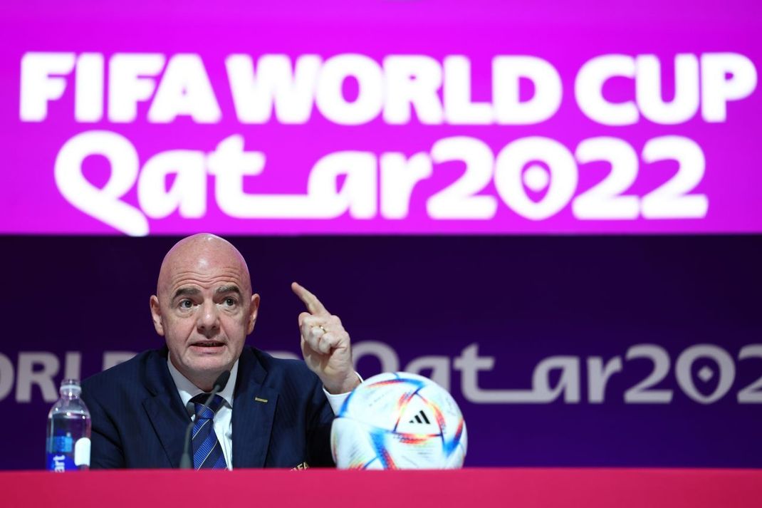 Trotz Protesten aus Europa hat Infantino gute Chancen, im Frühjahr 2023 als Fifa-Präsident wiedergewählt zu werden.