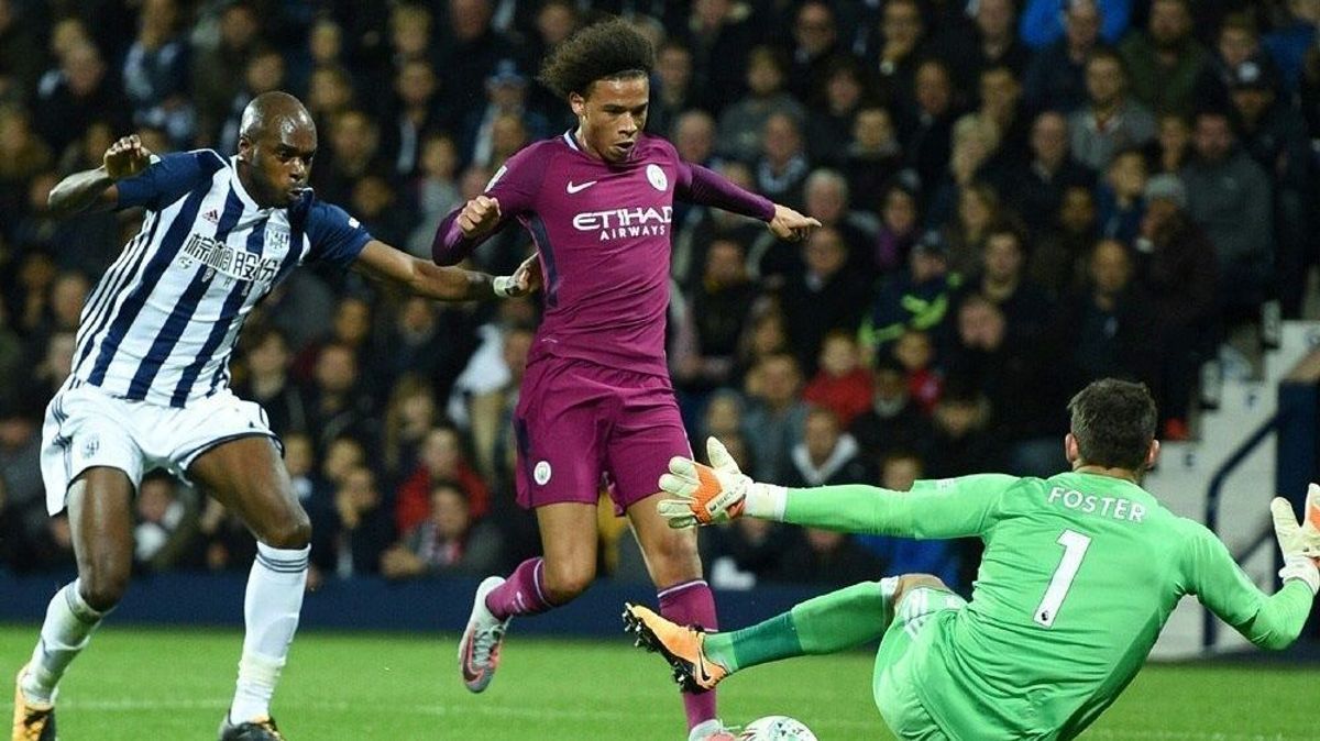 Leroy Sané erzielt für Manchester City einen Doppelpack