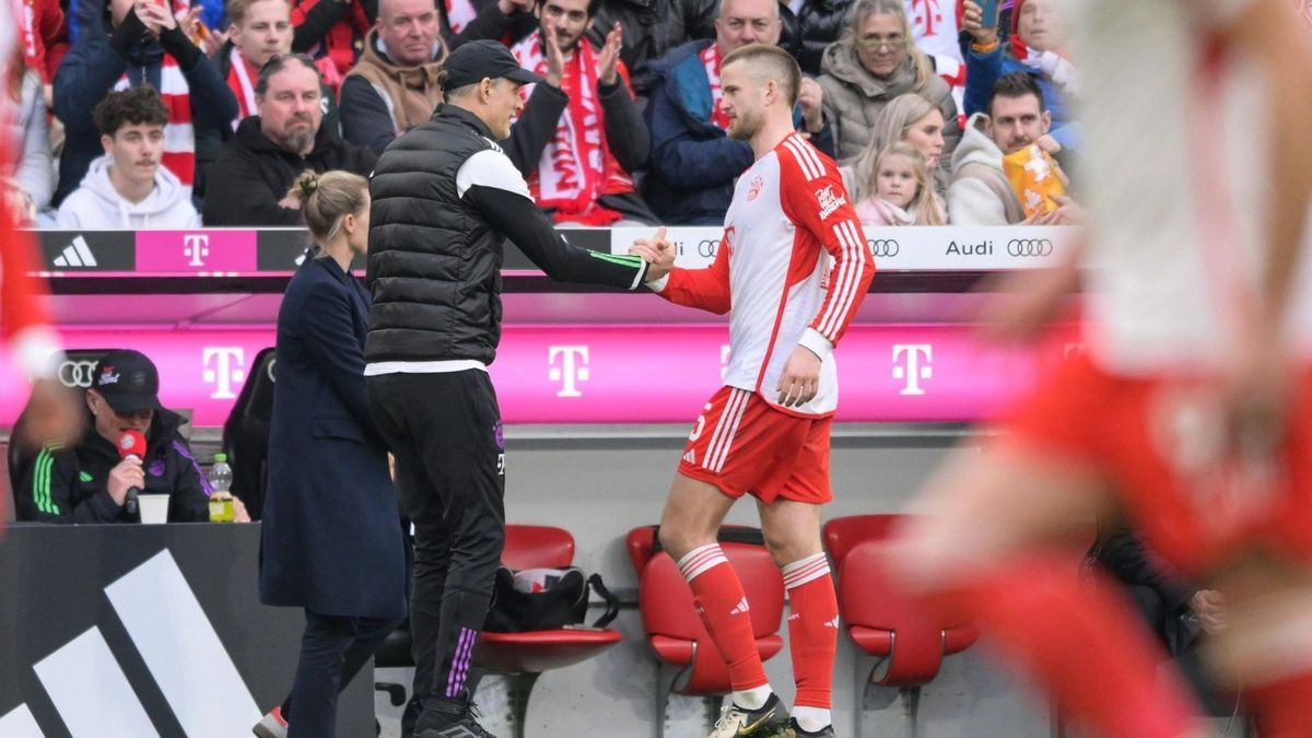 Bayern-Trainer Thomas Tuchel und Eric Dier