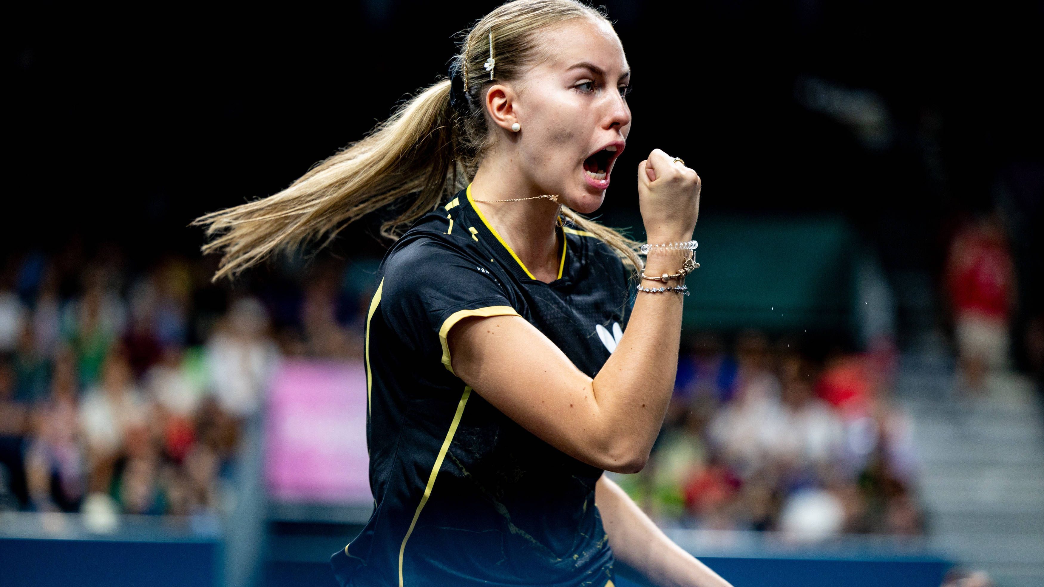 <strong>Gewinner: Tischtennis Damen</strong><br>Deutschlands hat einen neuen Tischtennisstar! Die erst 18-jährige Annett Kaufmann spielte in Paris groß auf und schockte reihenweise deutlich besser in der Weltspitze platzierte Spielerinnen. Auch wenn es im Bronze-Duell mit Südkorea ein deutliches 0:3 setzte, spielte das Team um die neue Hoffnungsträgerin ein bärenstarkes Turnier. Im Halbfinale gegen Japan schlug Kaufmann sensationell sogar die hochfavorisierte 16-Jährige Miwa Harimoto.