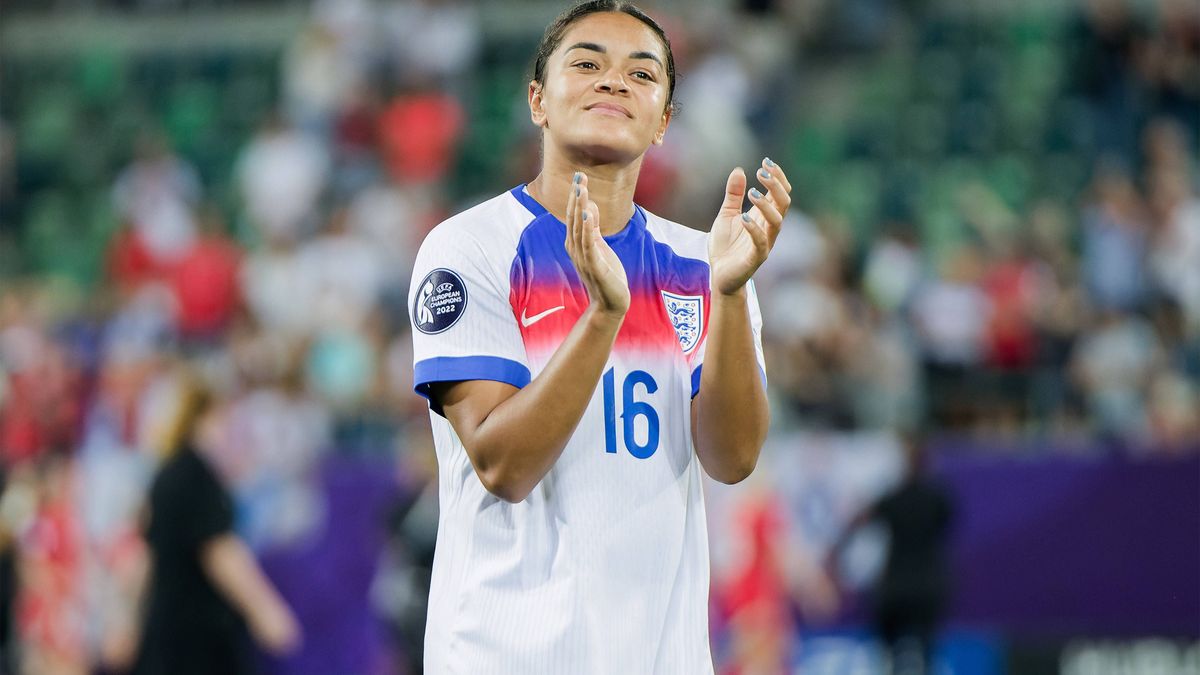 St Gallen, Switzerland, July 13th 2025: Jess Carter (16 England) after the UEFA Womens EURO 2025 Group D match between England and Wales at Arena St Gallen in St Gallen, Switzerland. (Pedro Porru S...