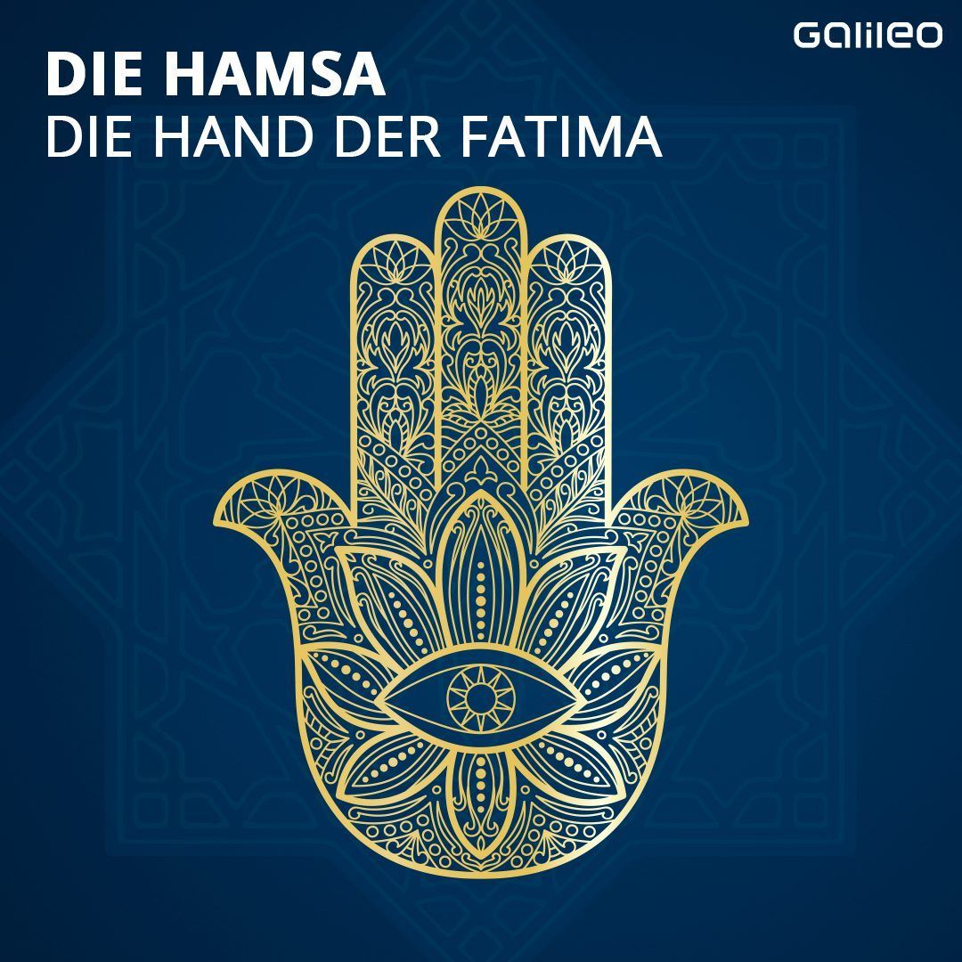 Die Hamsa, die Hand der Fatima, soll Muslime und Muslima beschützen und Dämonen, Geister und Zauber abwehren. Sie ist nach der jüngsten Tochter Mohammeds aus erster Ehe benannt.  