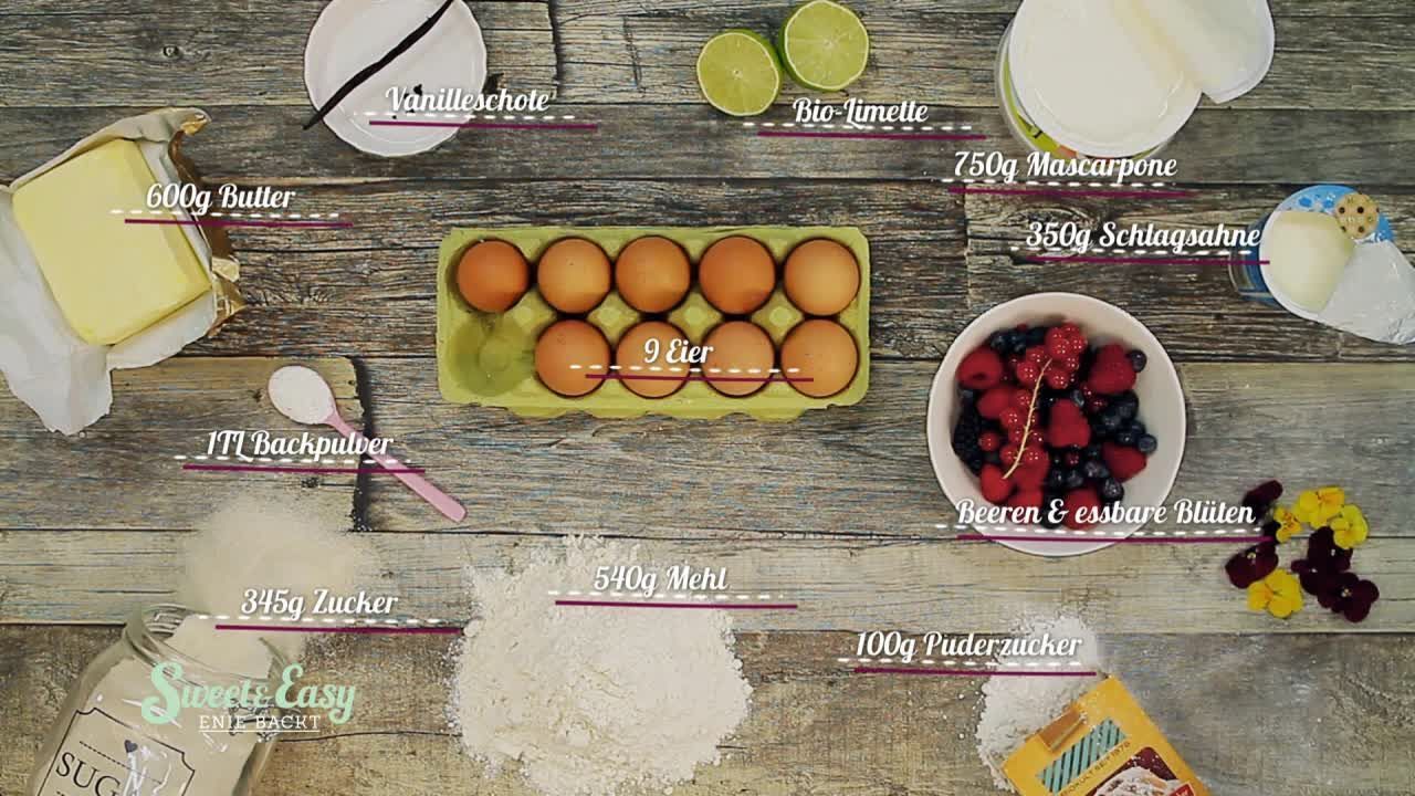 Naked Cake: Mit diesen Zutaten gelingt er sicher.